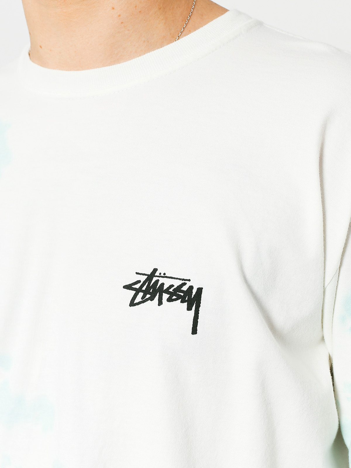 Triko Stussy Small Stock Td (natural/blue)