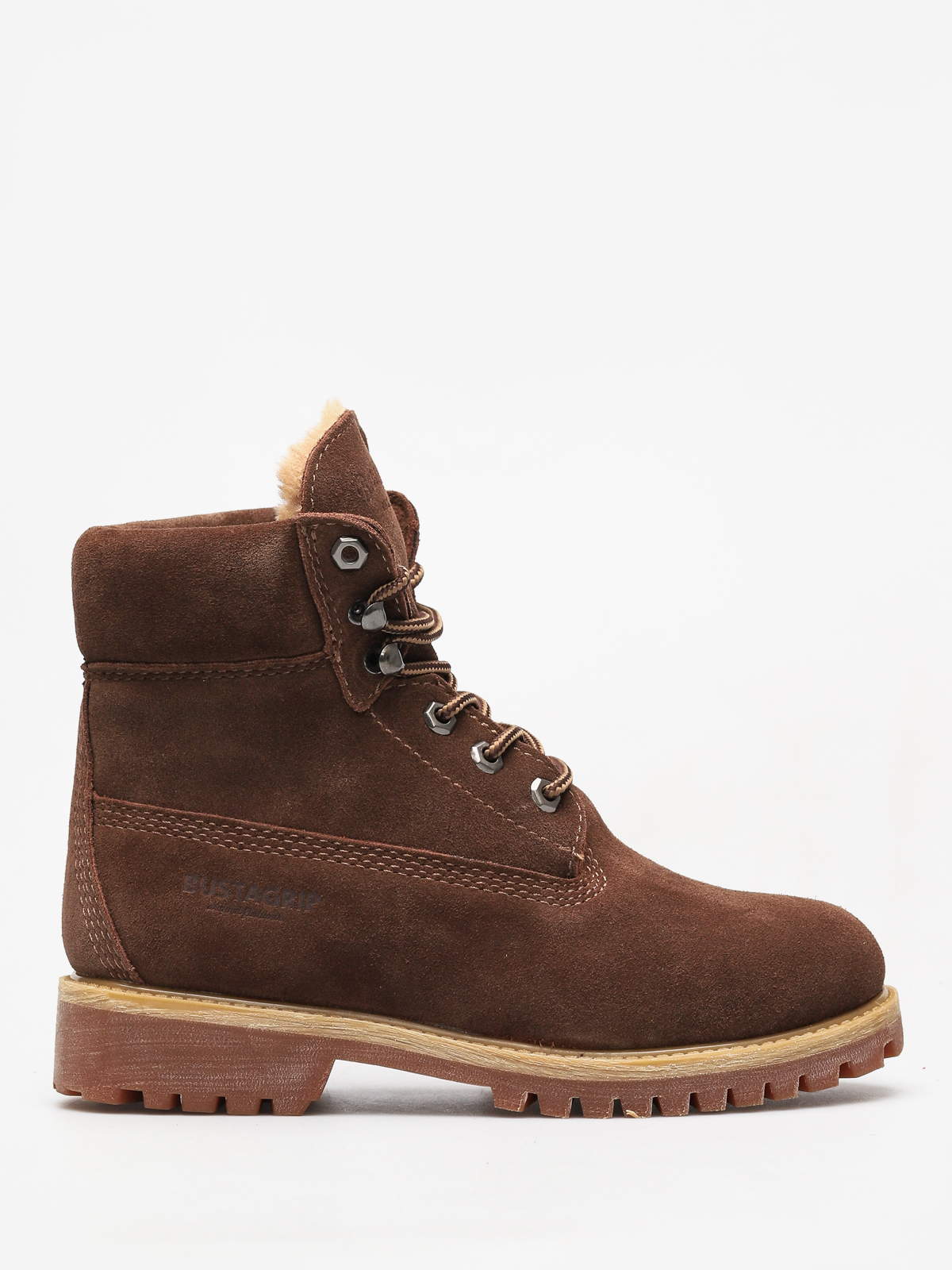 Boty Bustagrip King Suede Warm Wmn (brn+war)