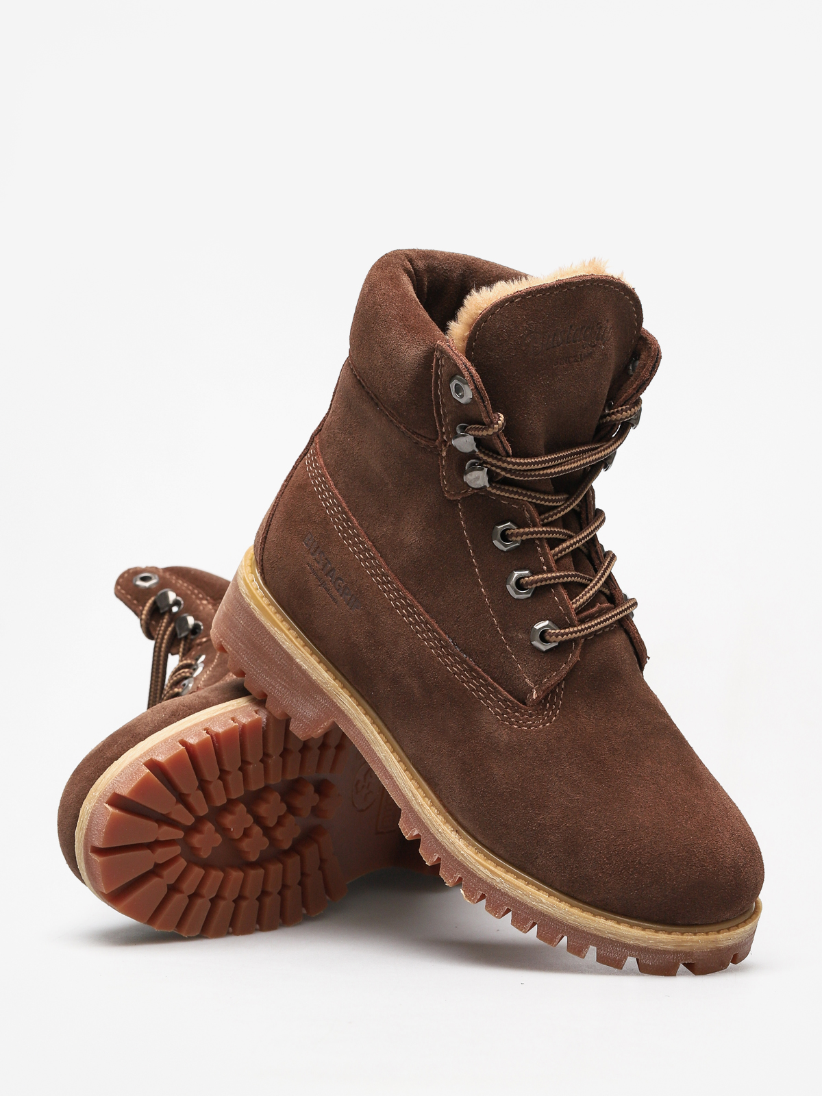 Boty Bustagrip King Suede Warm Wmn (brn+war)