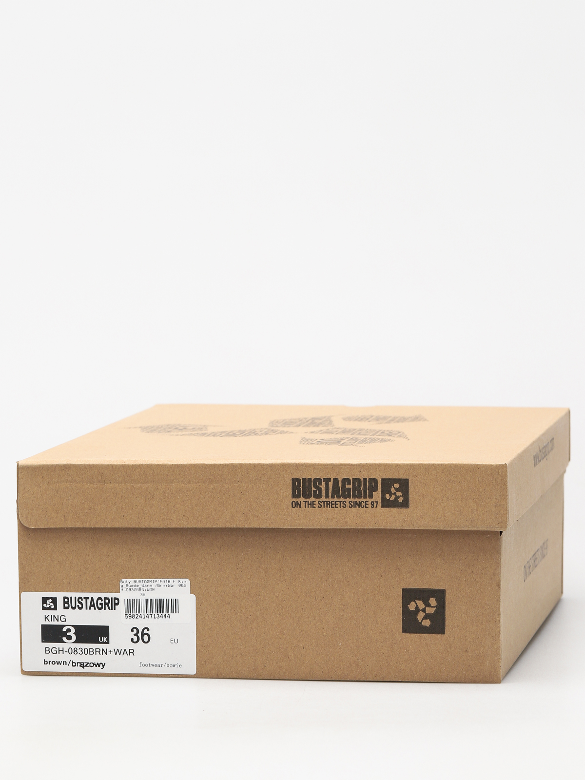 Boty Bustagrip King Suede Warm Wmn (brn+war)