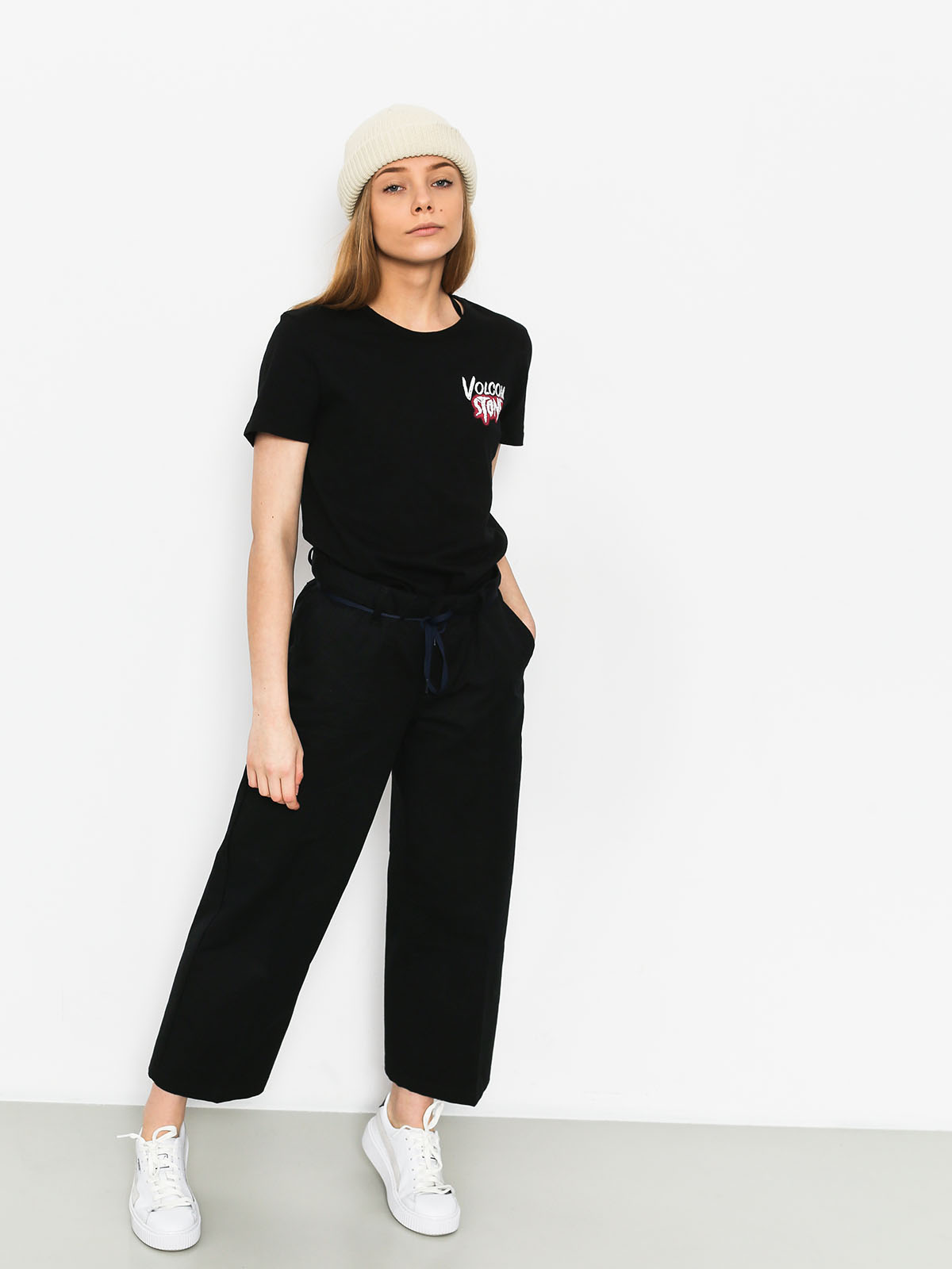 Tričko Volcom Skullactic Wave Wmn (blk)