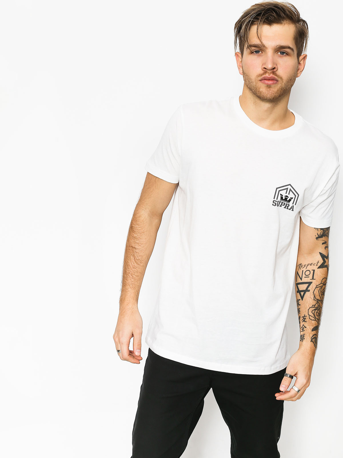 Tričko Supra Corecrwn (white)