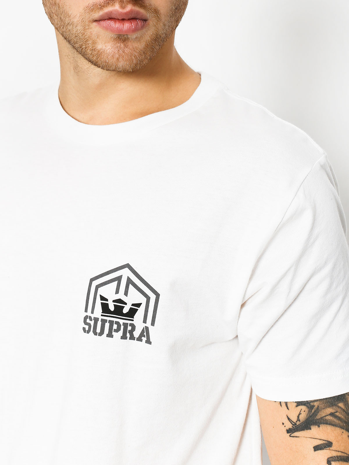 Tričko Supra Corecrwn (white)