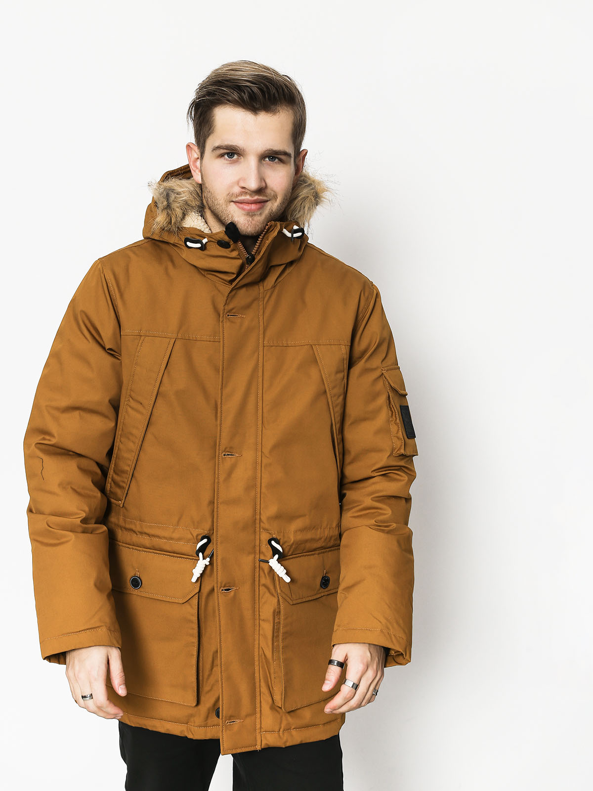 Bunda Element Explorer Down Parka (gold brown)