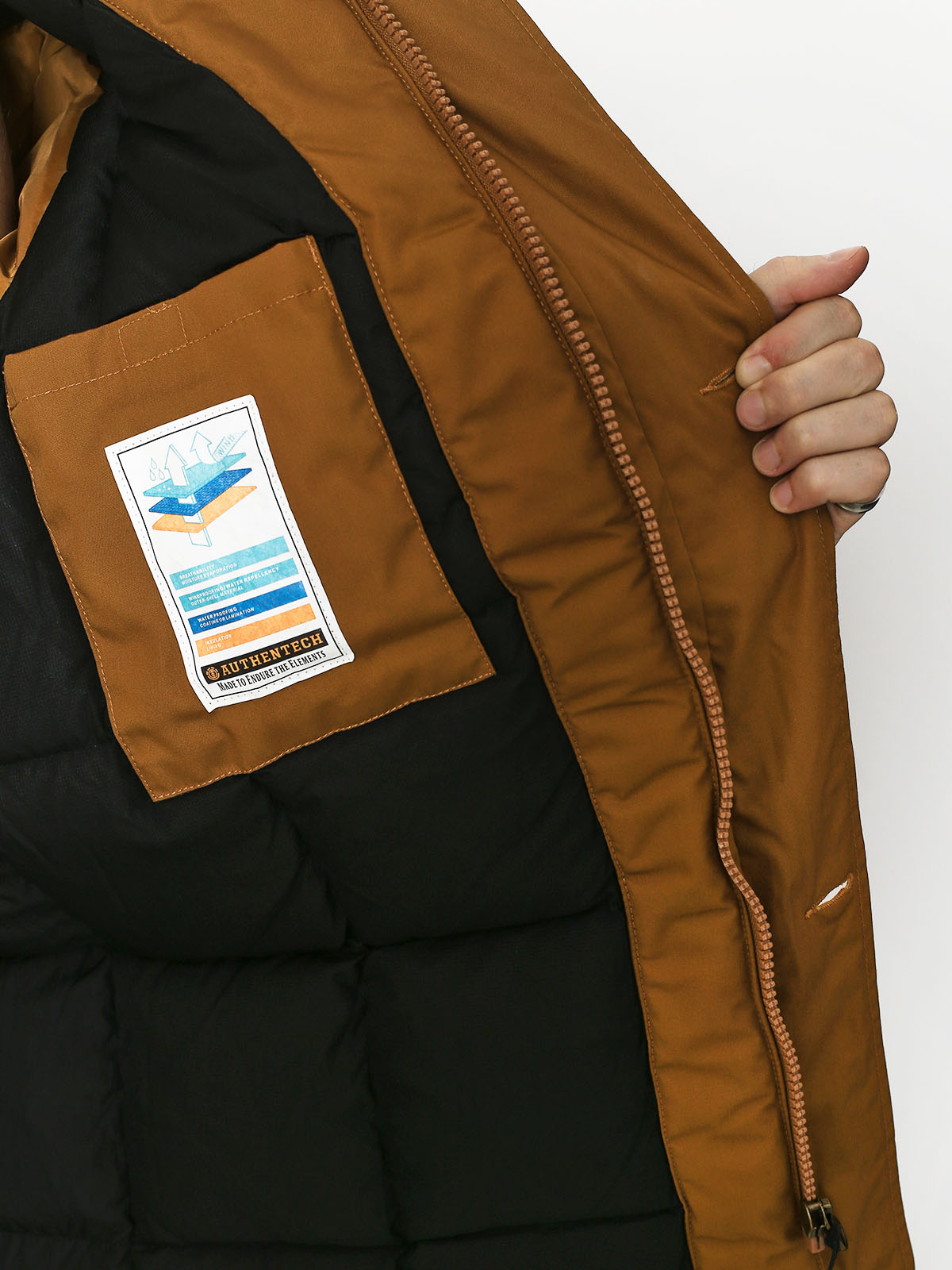 Bunda Element Explorer Down Parka (gold brown)