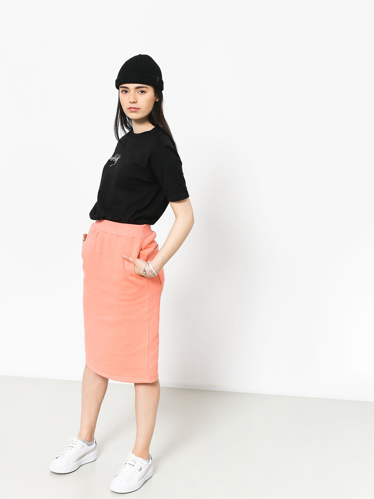 Sukně Stussy Margo Wmn (peach)