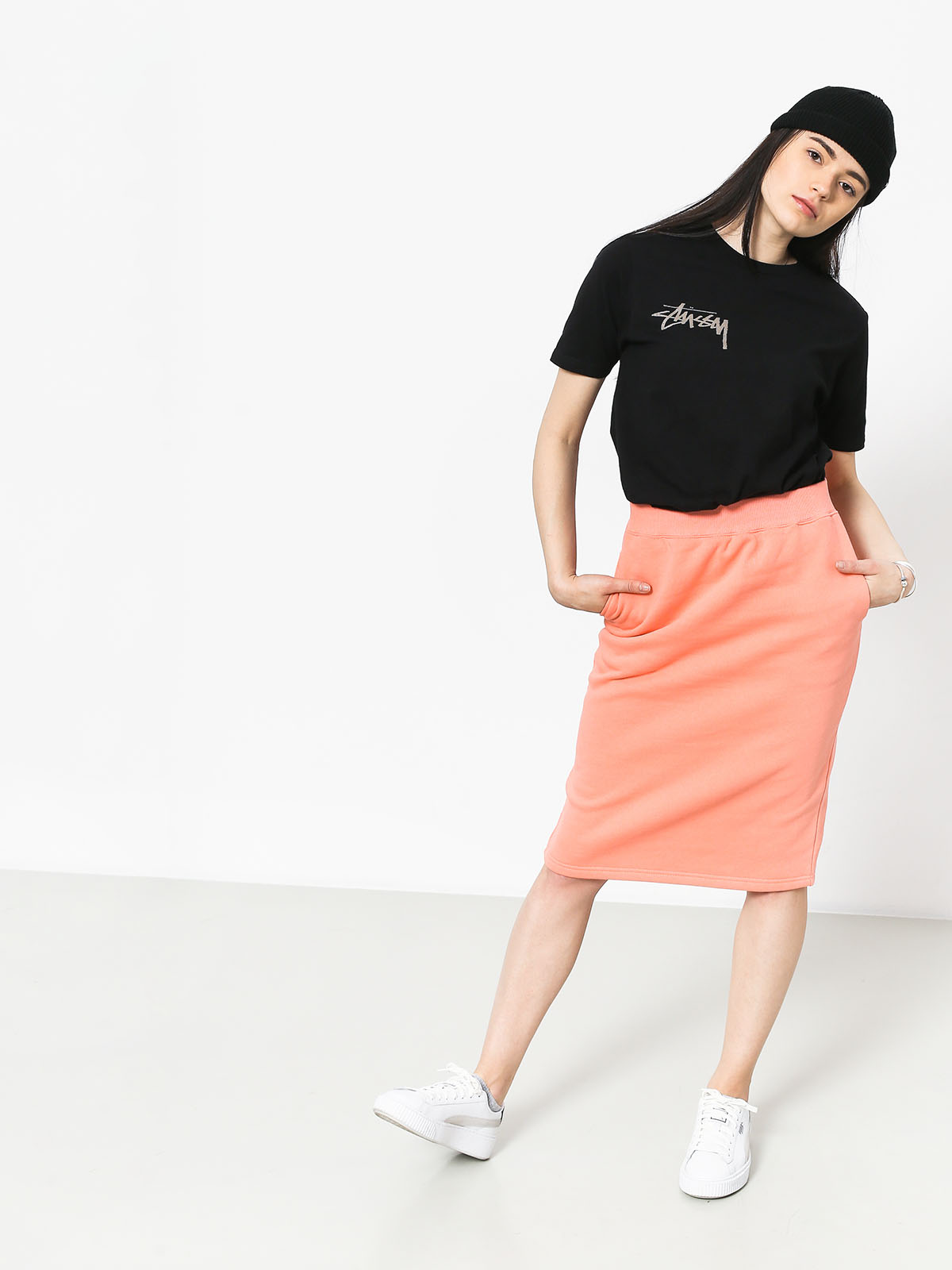 Sukně Stussy Margo Wmn (peach)