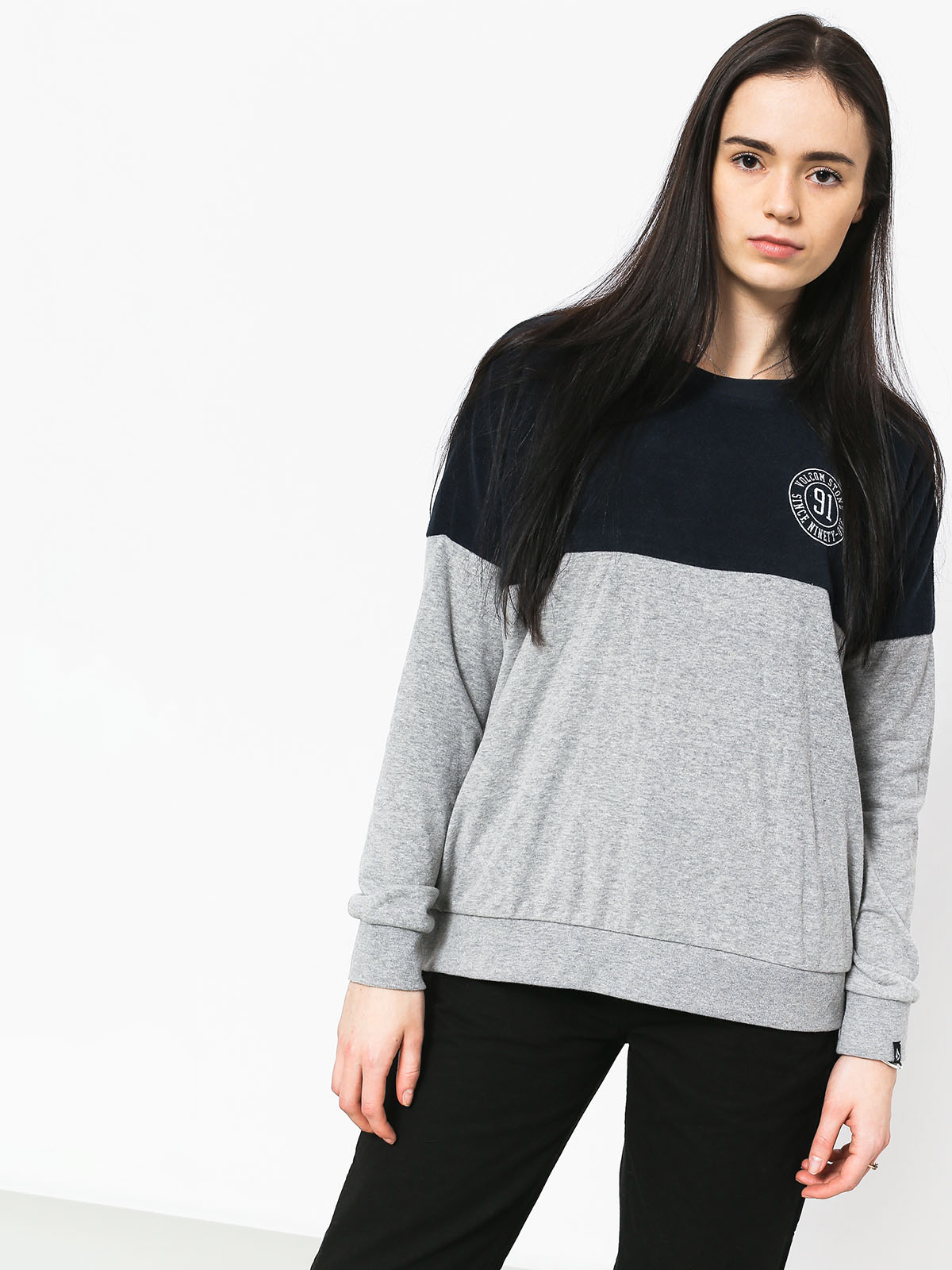 Mikina Volcom Blocking Crew Wmn (snv)