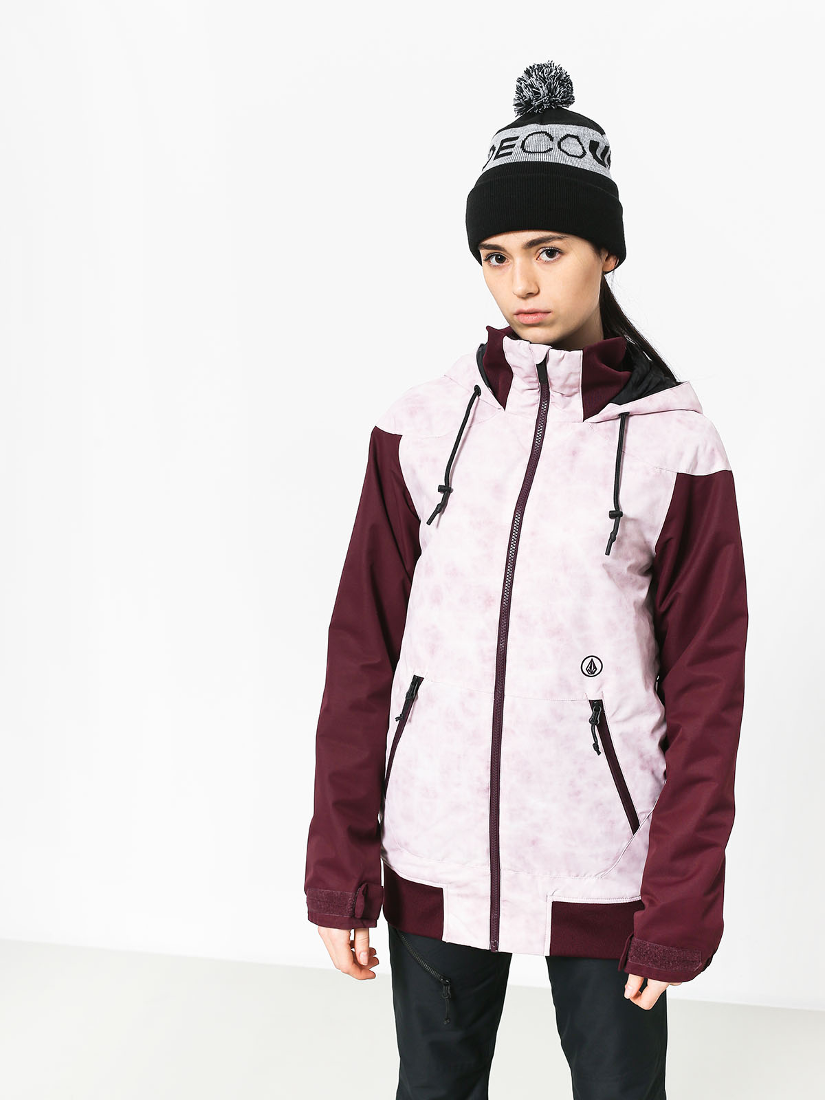 Snowboardová bunda Volcom Meadow Ins Wmn (pnk)