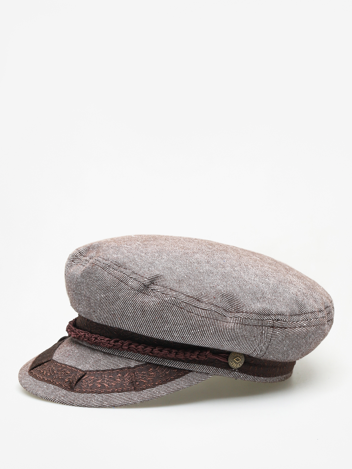 Klobouk s kšiltem Brixton Athens ZD Wmn (brown/white)