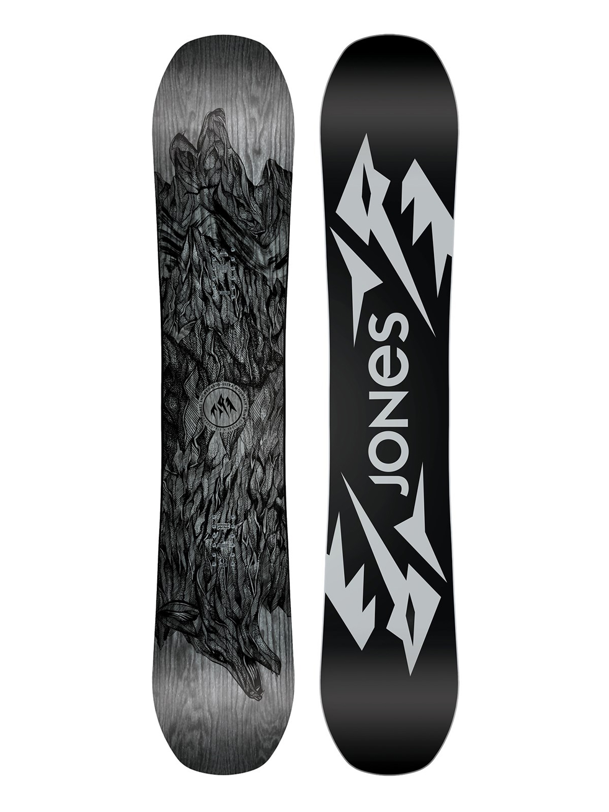 Pánská Snowboard Jones Snowboards Ultra Mountain Twin (black/white)
