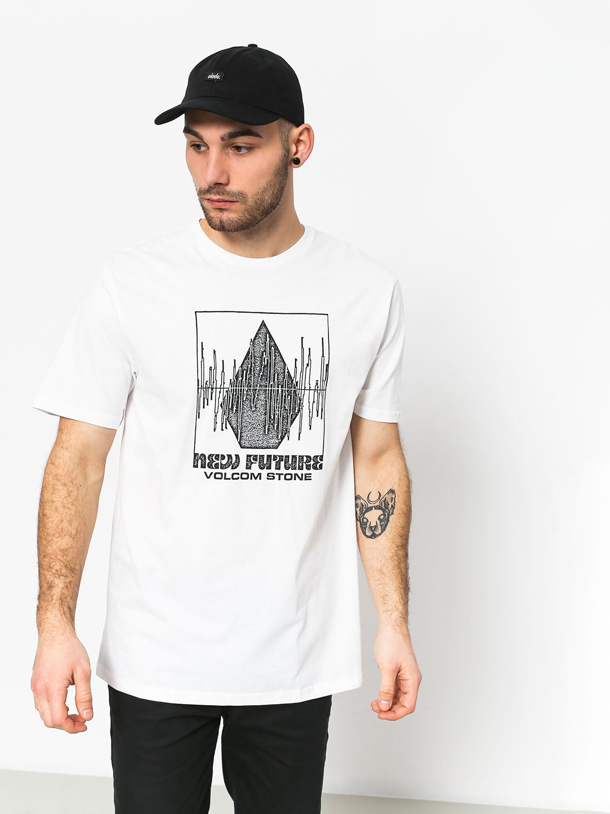 Tričko Volcom Lay It Down Bsc (wht)