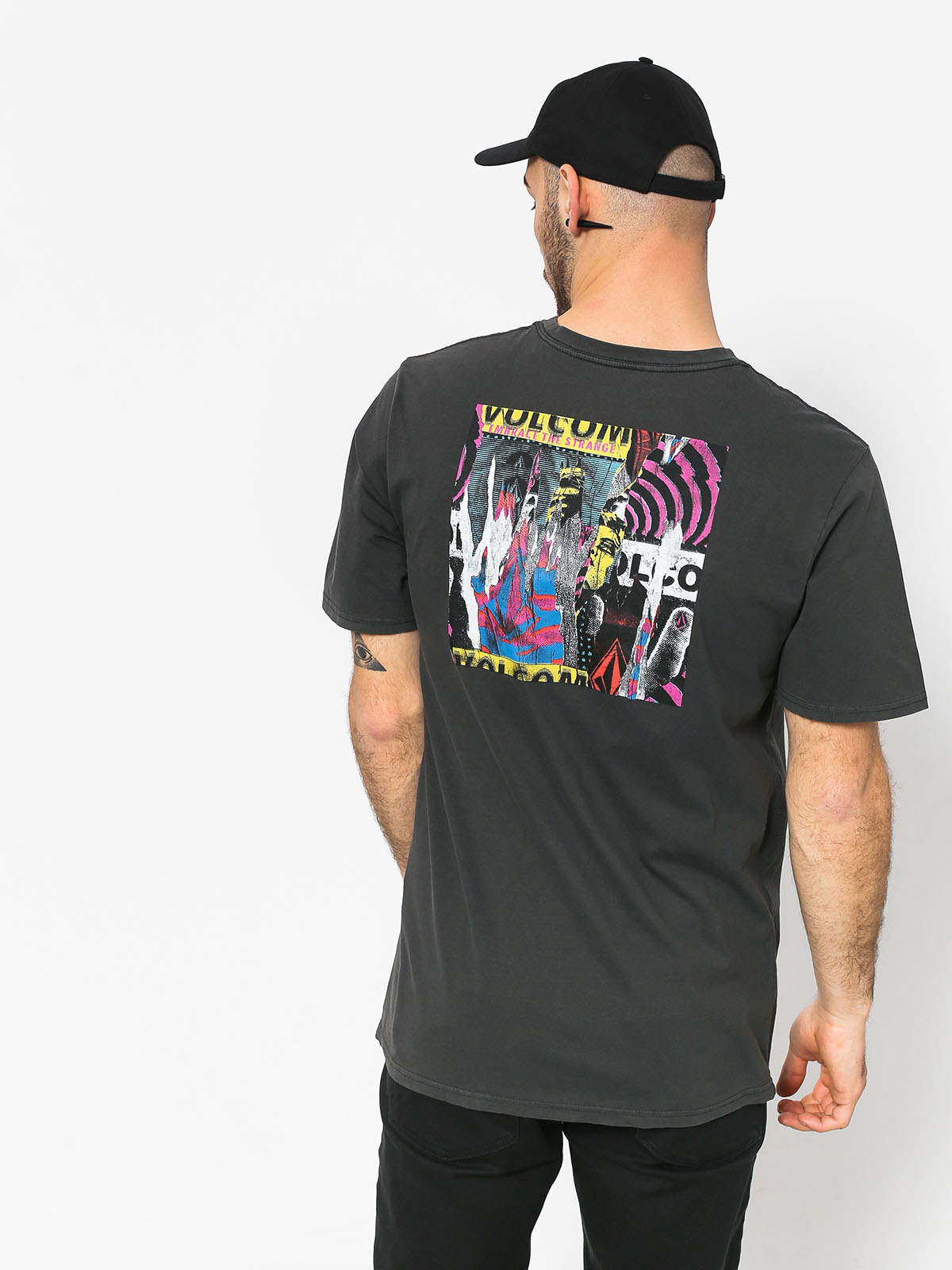 Tričko Volcom Wheat Paste (blk)