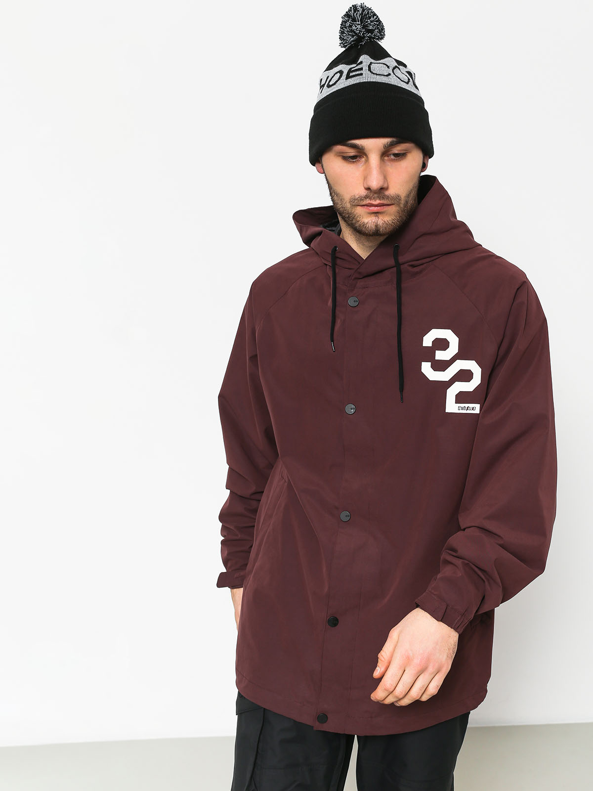 Snowboardová bunda ThirtyTwo Grasser (burgundy)