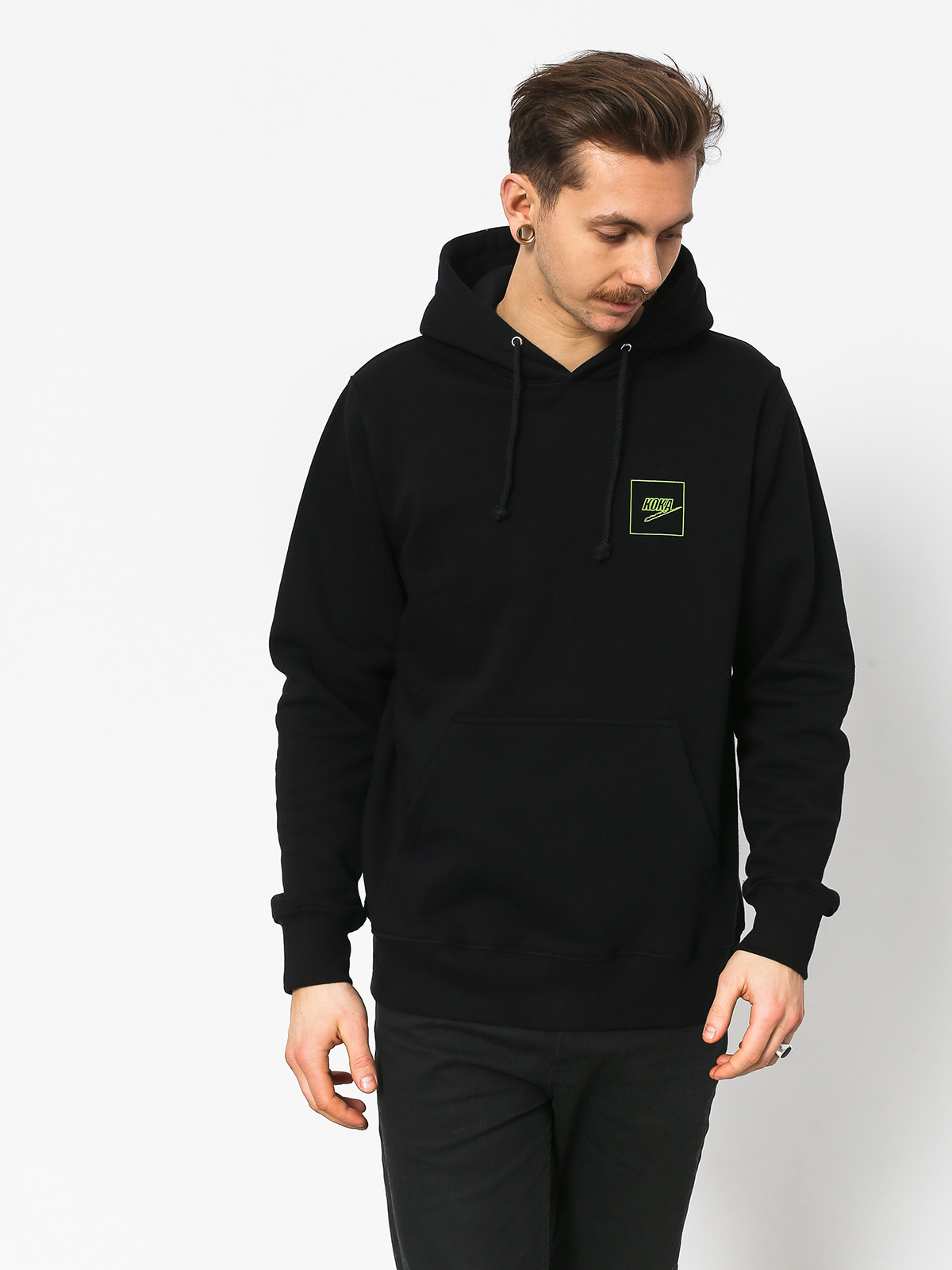 Mikina s kapucí Koka Fake Ball HD (black)