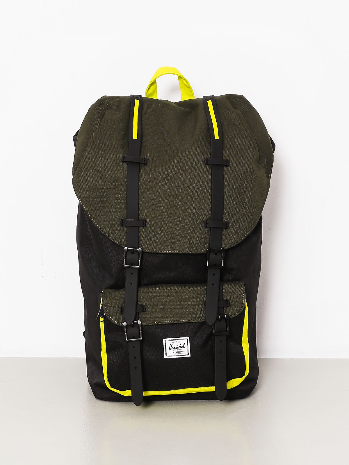 Batoh Herschel Supply Co. Little America (black/forest night/evening primrose)