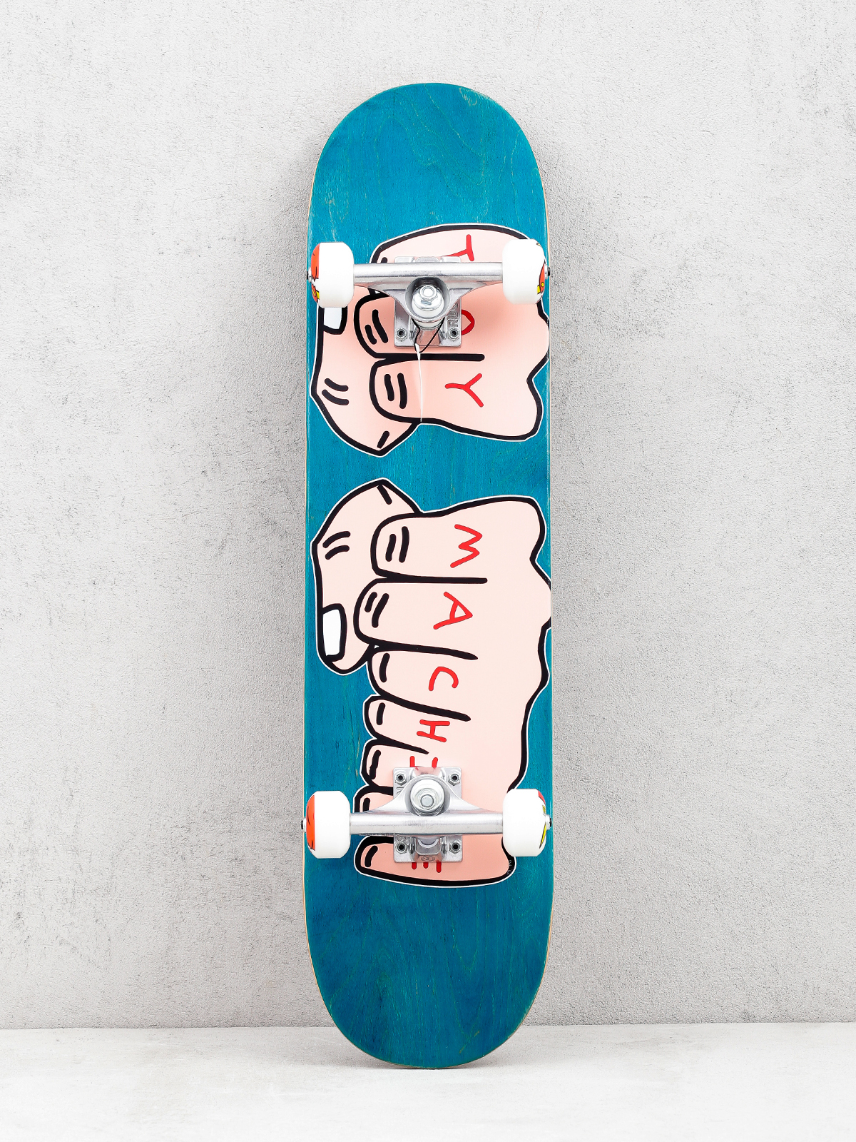 Skateboard Toy Machine Fists Woodgrain (green)