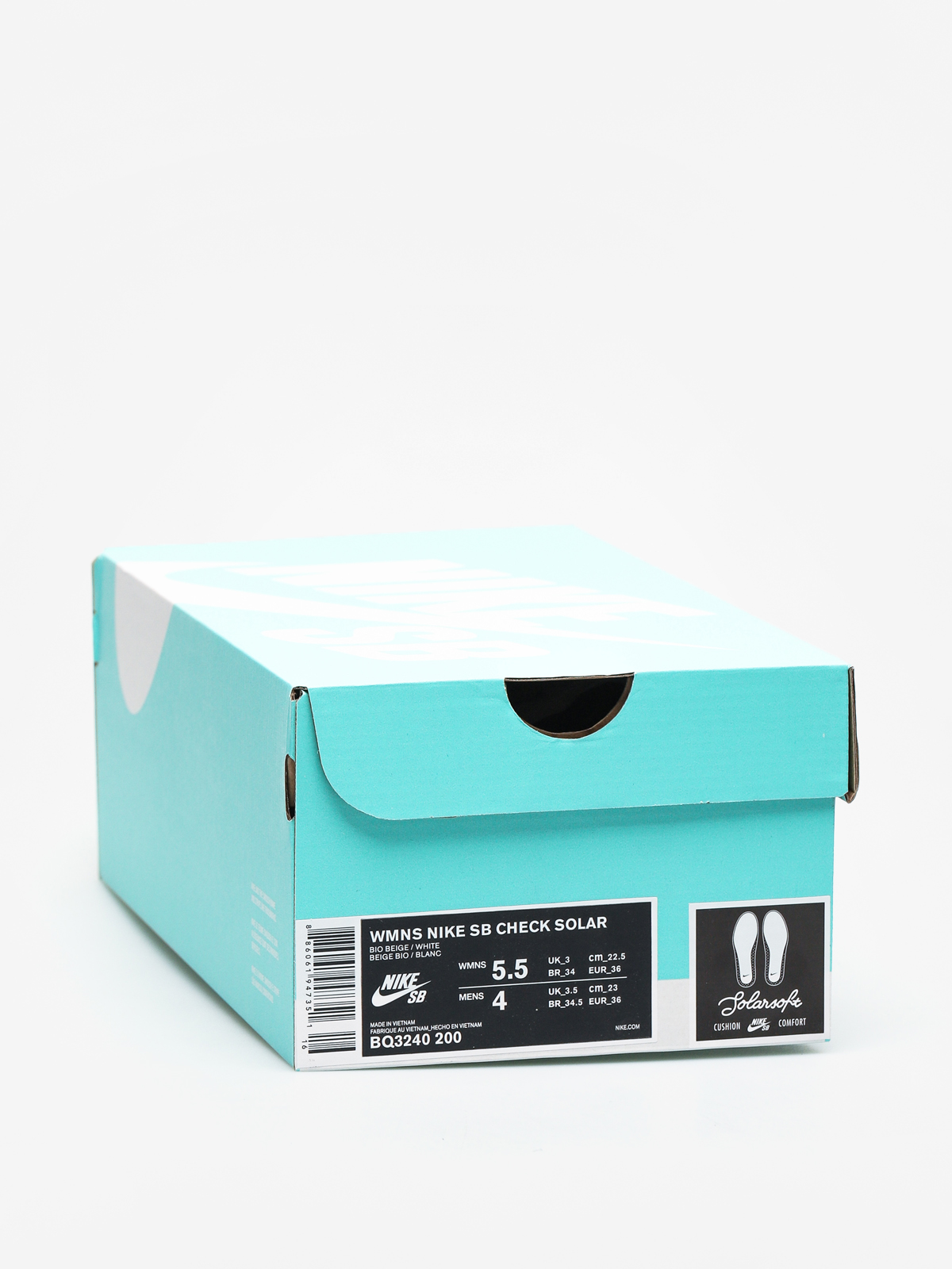 Boty Nike SB Check Solar Wmn (bio beige/white)