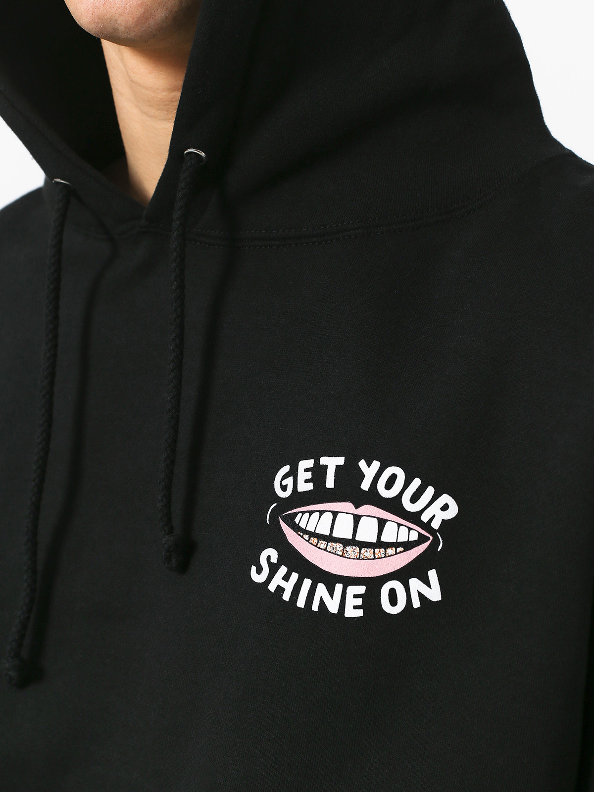 Mikina s kapucí Diamond Supply Co. Shine On (black)