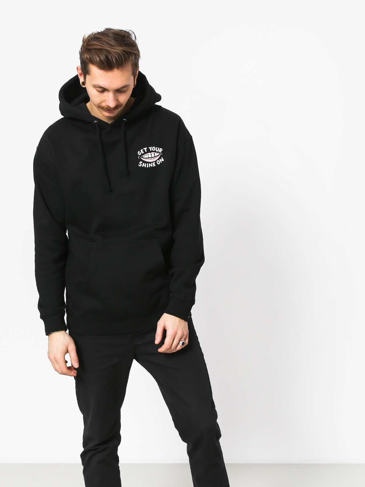 Mikina s kapucí Diamond Supply Co. Shine On (black)