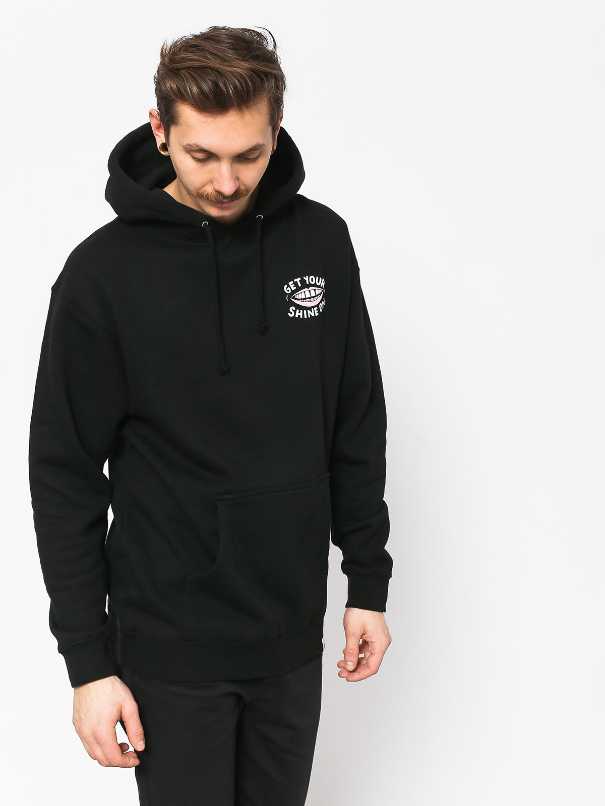 Mikina s kapucí Diamond Supply Co. Shine On (black)