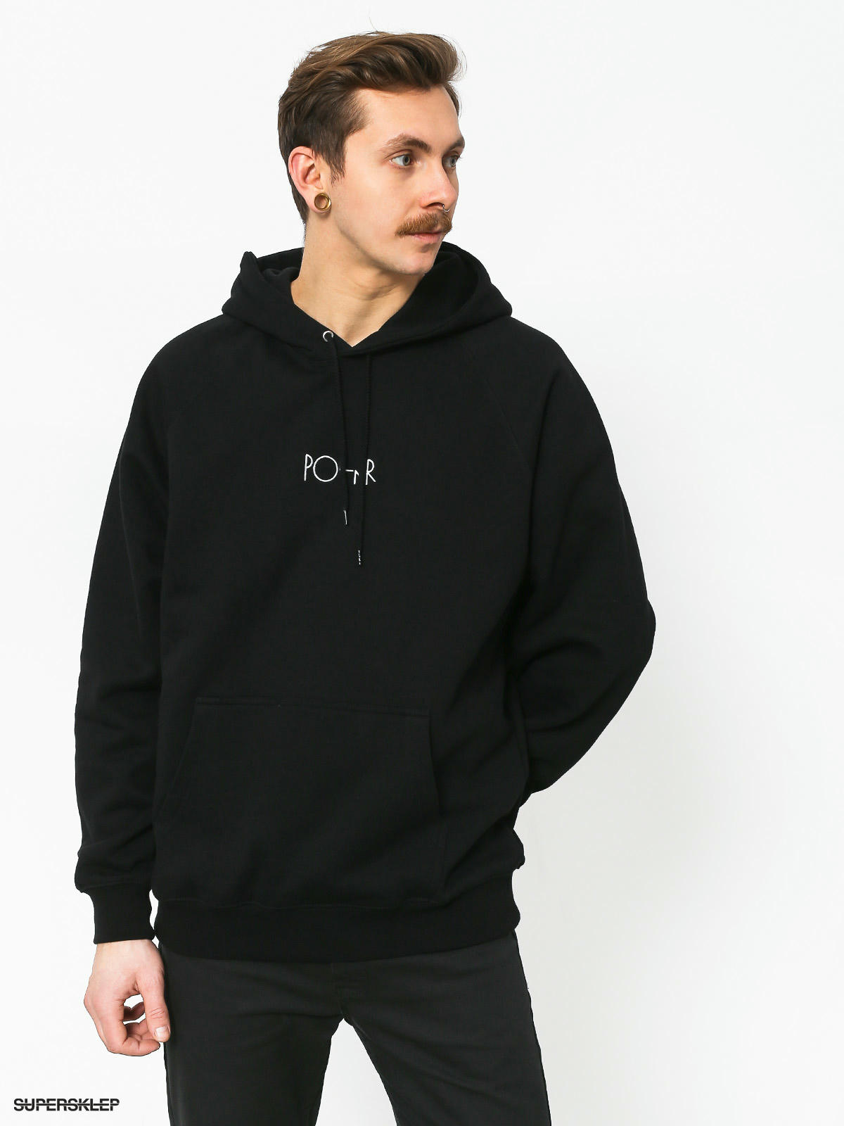 polar default hoodie black