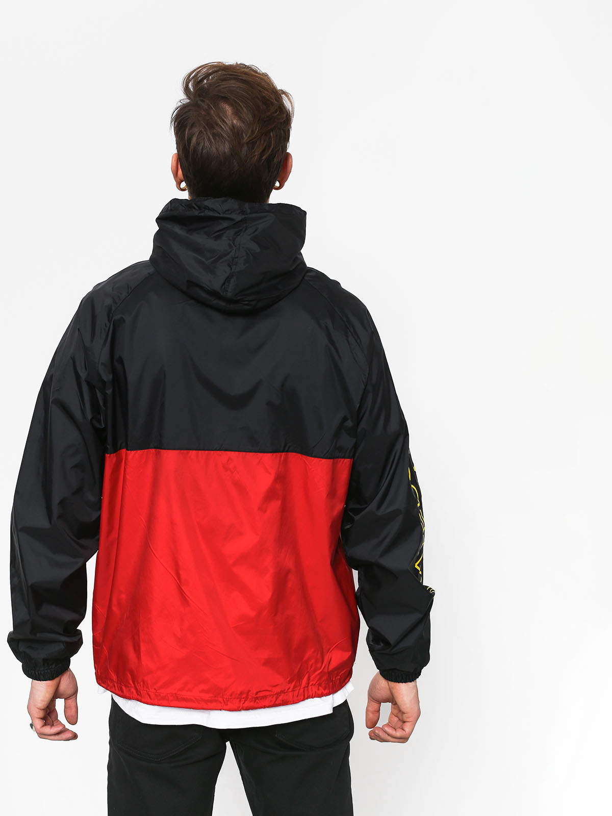 Bunda Thrasher Mag Logo Anorak (black red)