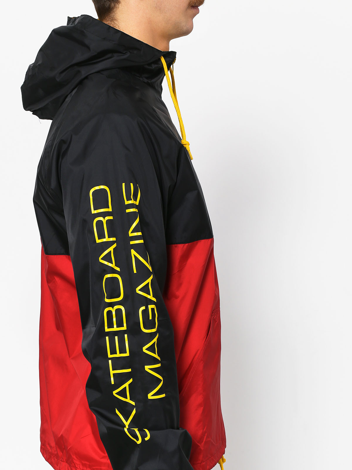 Bunda Thrasher Mag Logo Anorak (black red)