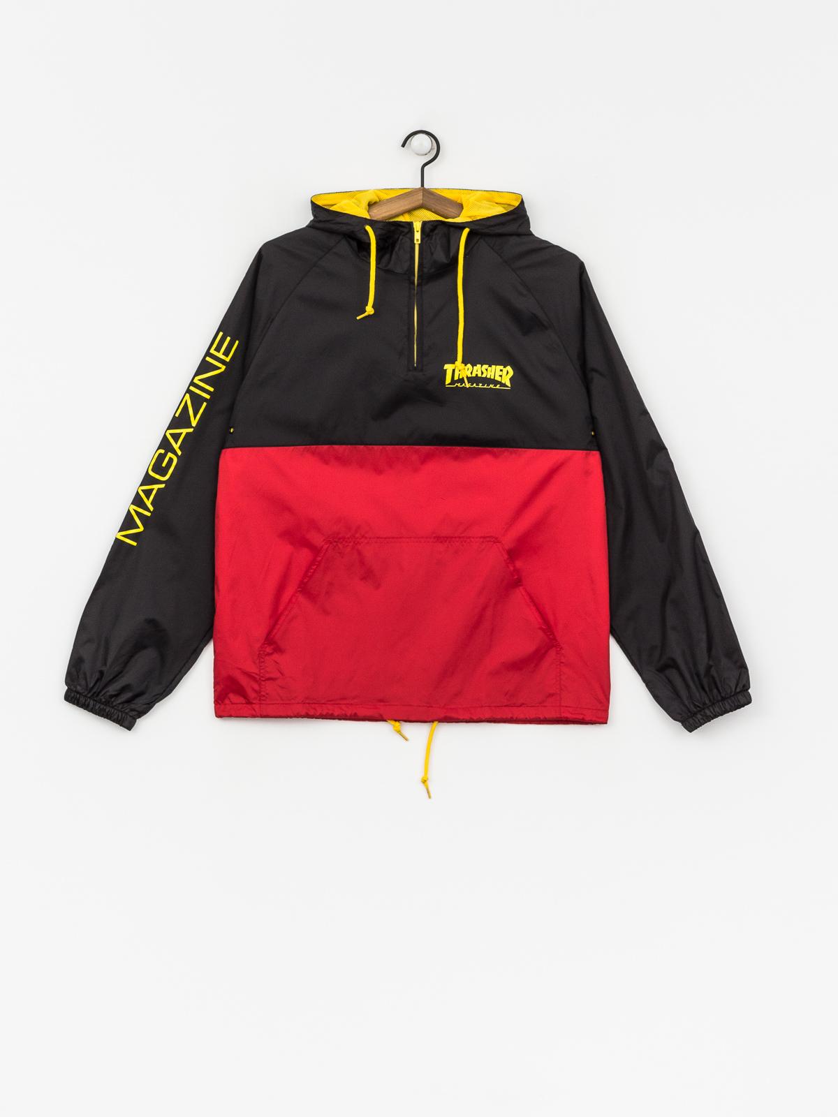 Bunda Thrasher Mag Logo Anorak (black red)