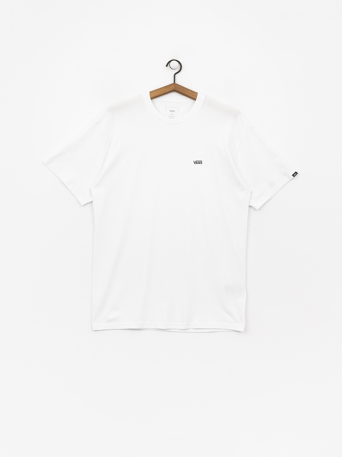 Tričko Vans Left Chest Logo (white/black)