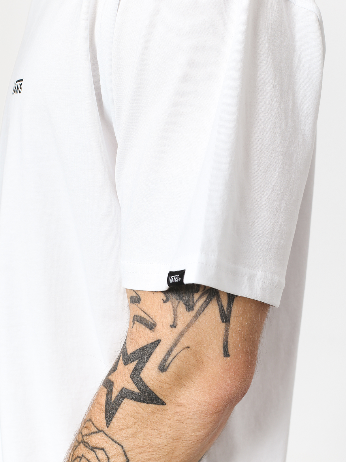 Tričko Vans Left Chest Logo (white/black)