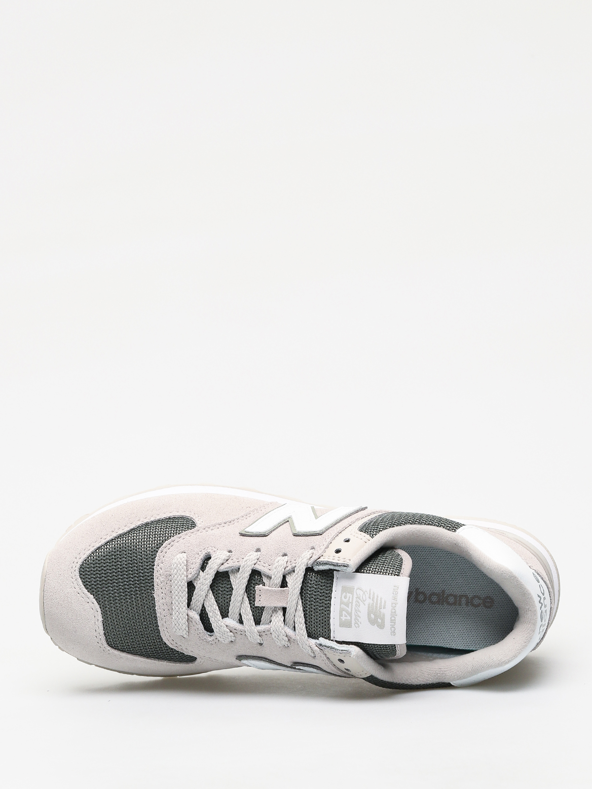 new balance 452 white with light cliff grey & black