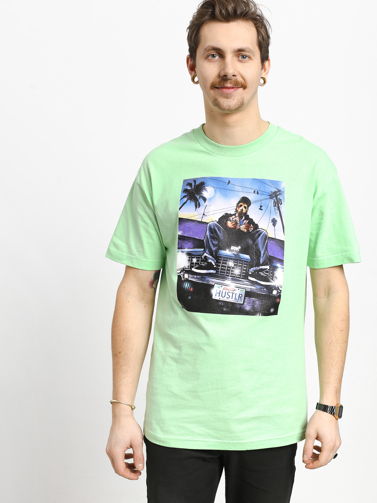 Tričko DGK Hustlin 2 (mint)