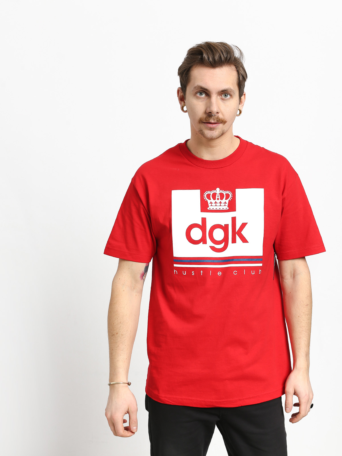 Tričko DGK Hustle Club (red)