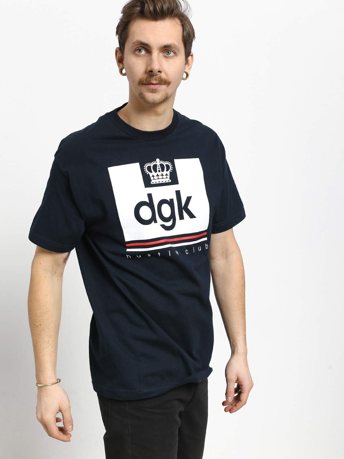 Tričko DGK Hustle Club (navy)