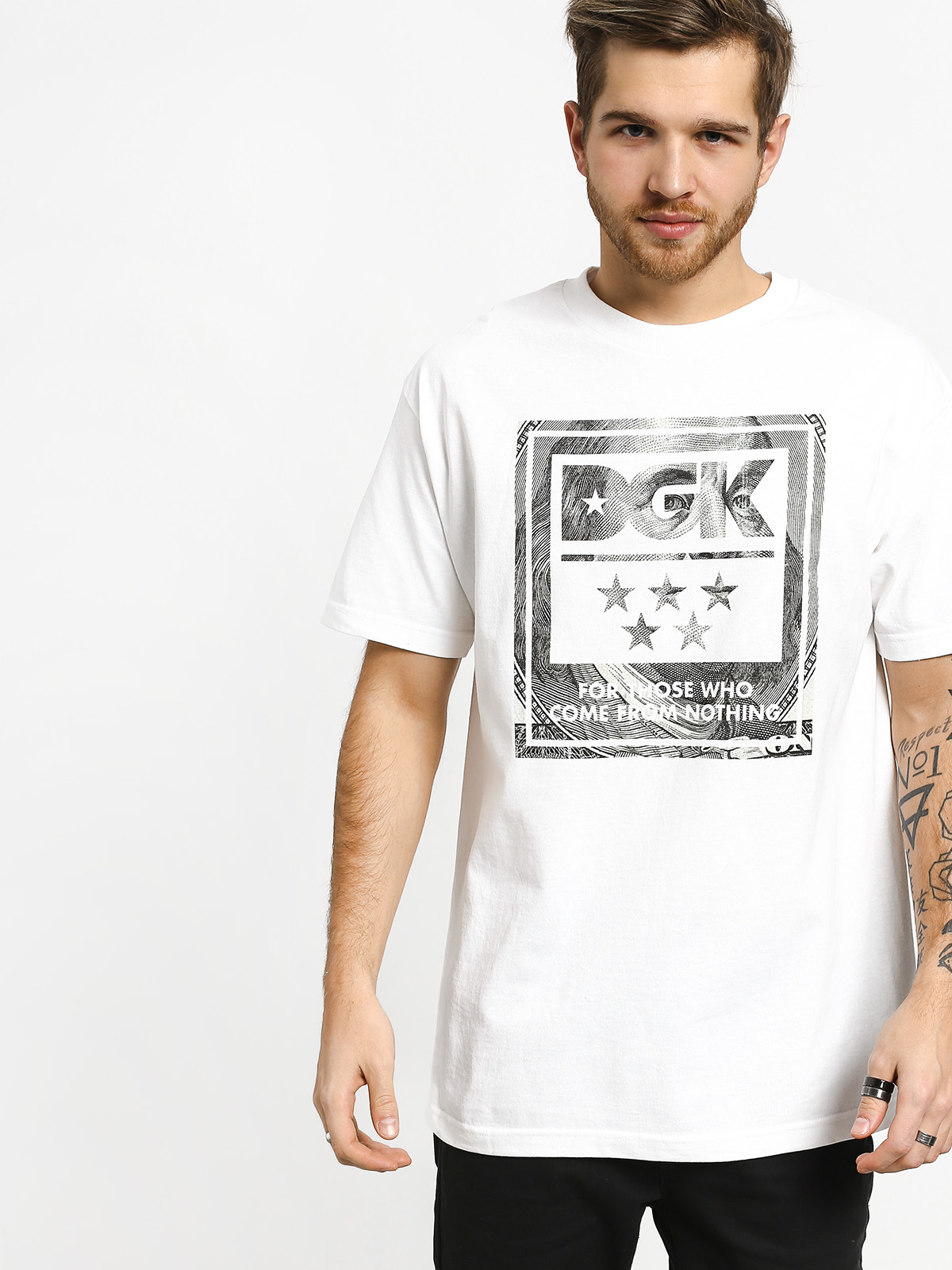 Tričko DGK Dead President (white)