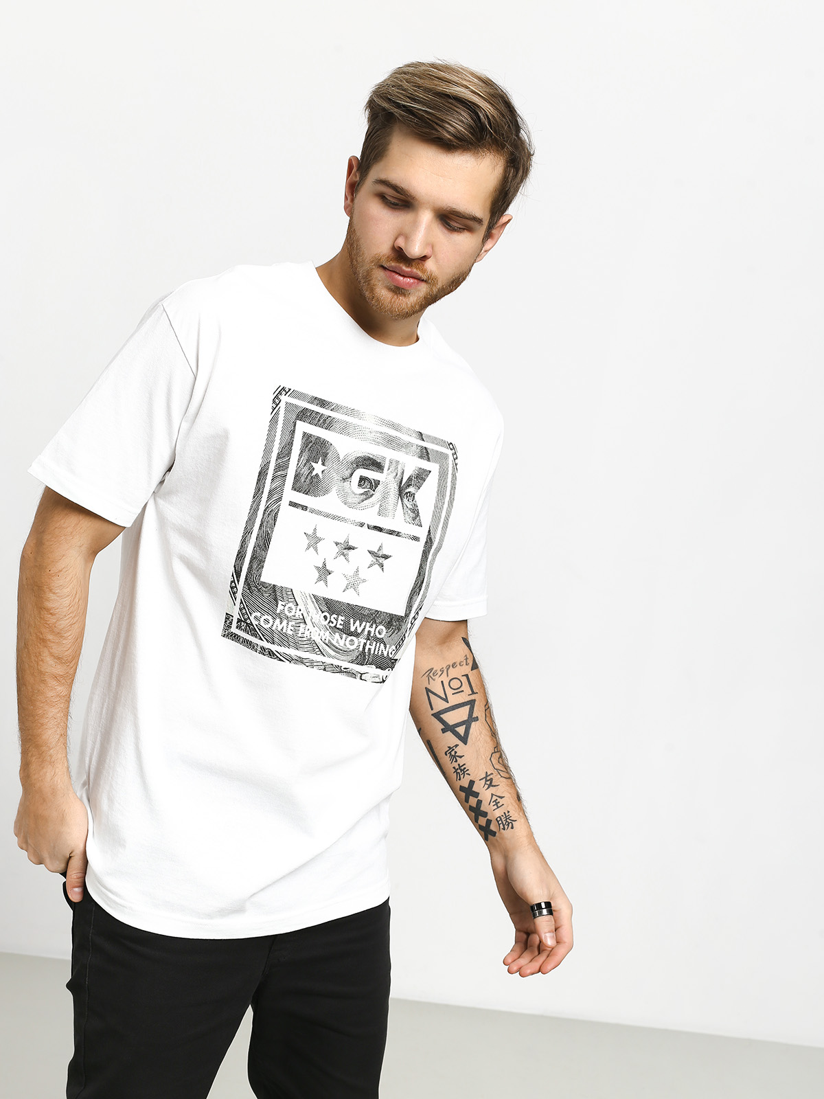 Tričko DGK Dead President (white)