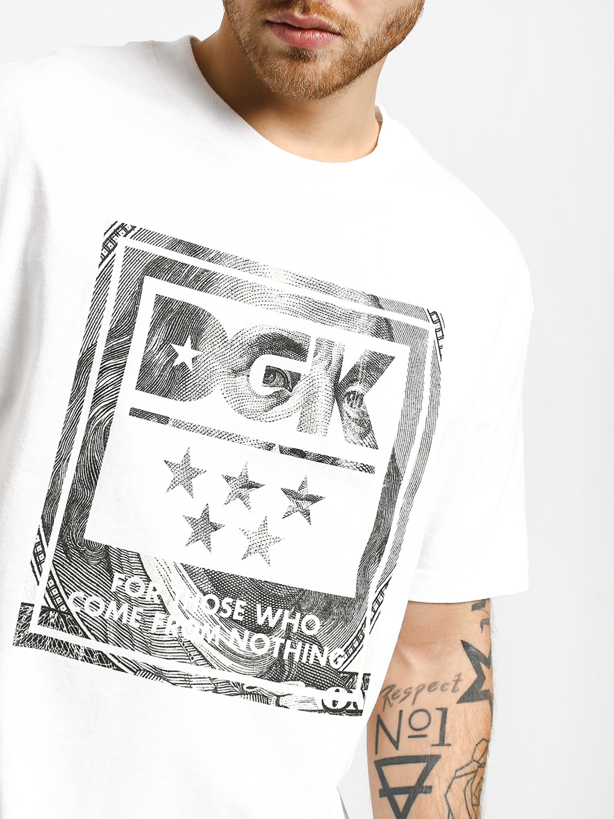 Tričko DGK Dead President (white)