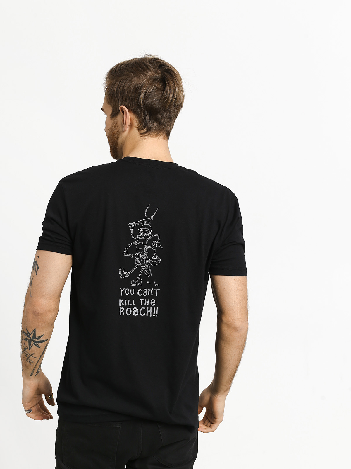 Tričko Lib Tech Cockroach Construction (black)