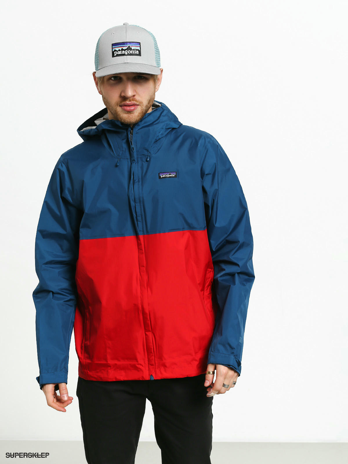 Patagonia big sur cheap blue fire red