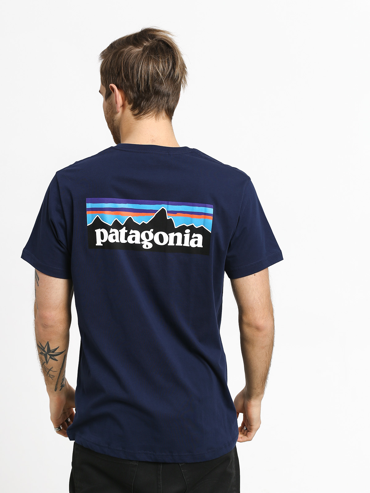 Tričko Patagonia Logo Organic (classic navy)