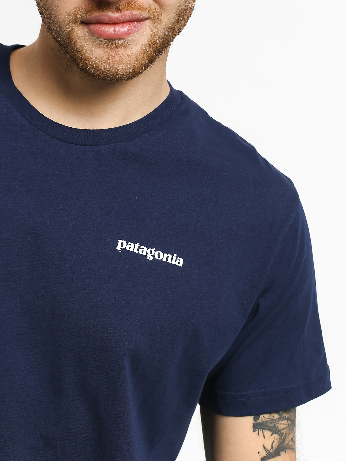 Tričko Patagonia Logo Organic (classic navy)