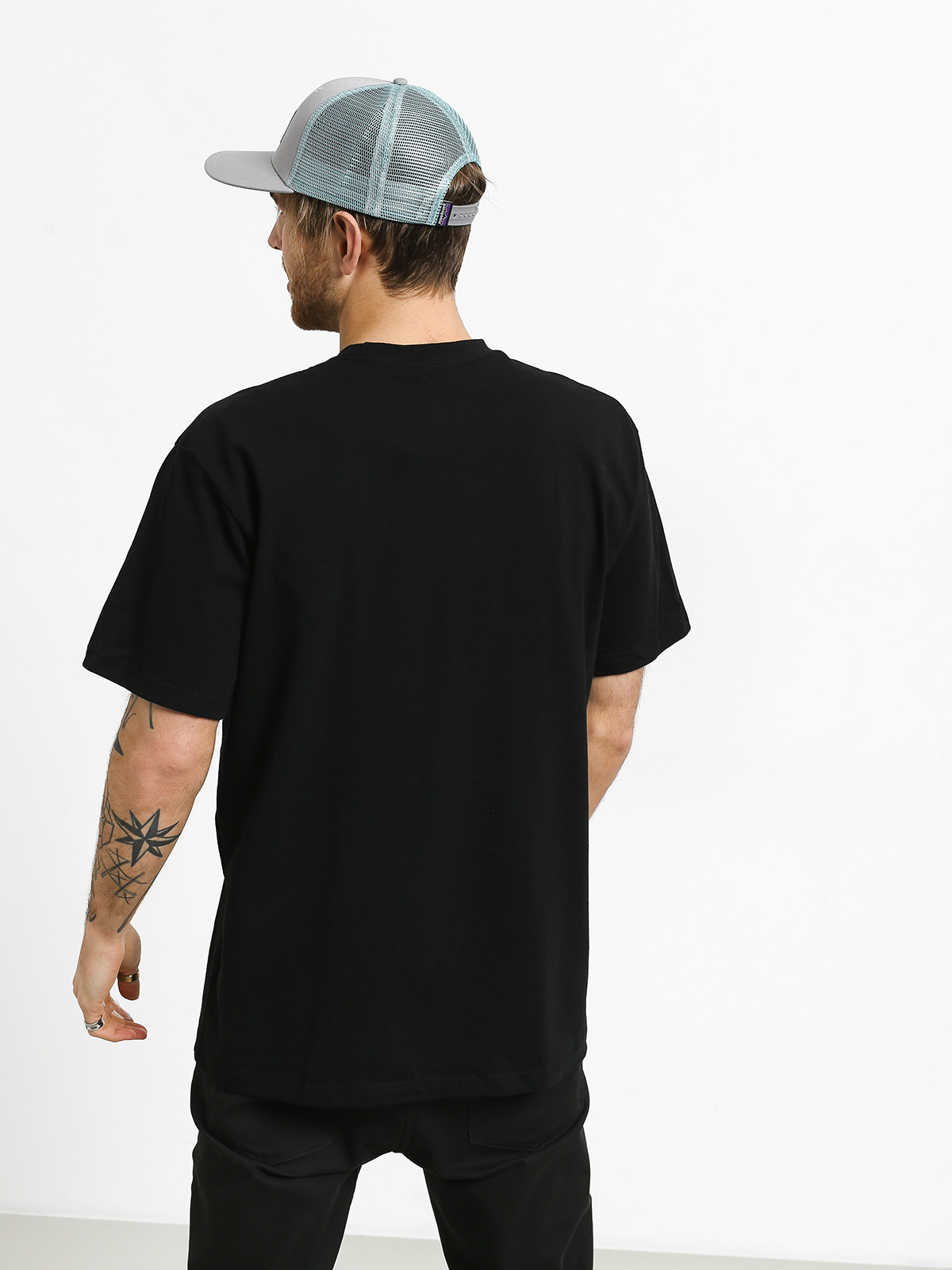 Tričko Patagonia Shop Sticker Responsibili (black)