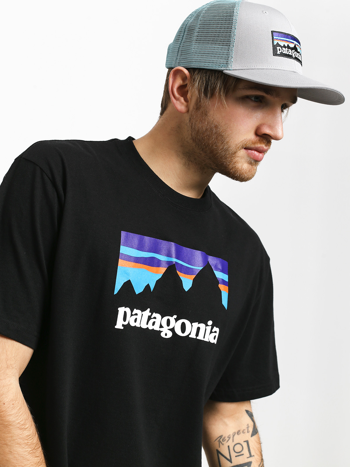 Tričko Patagonia Shop Sticker Responsibili (black)