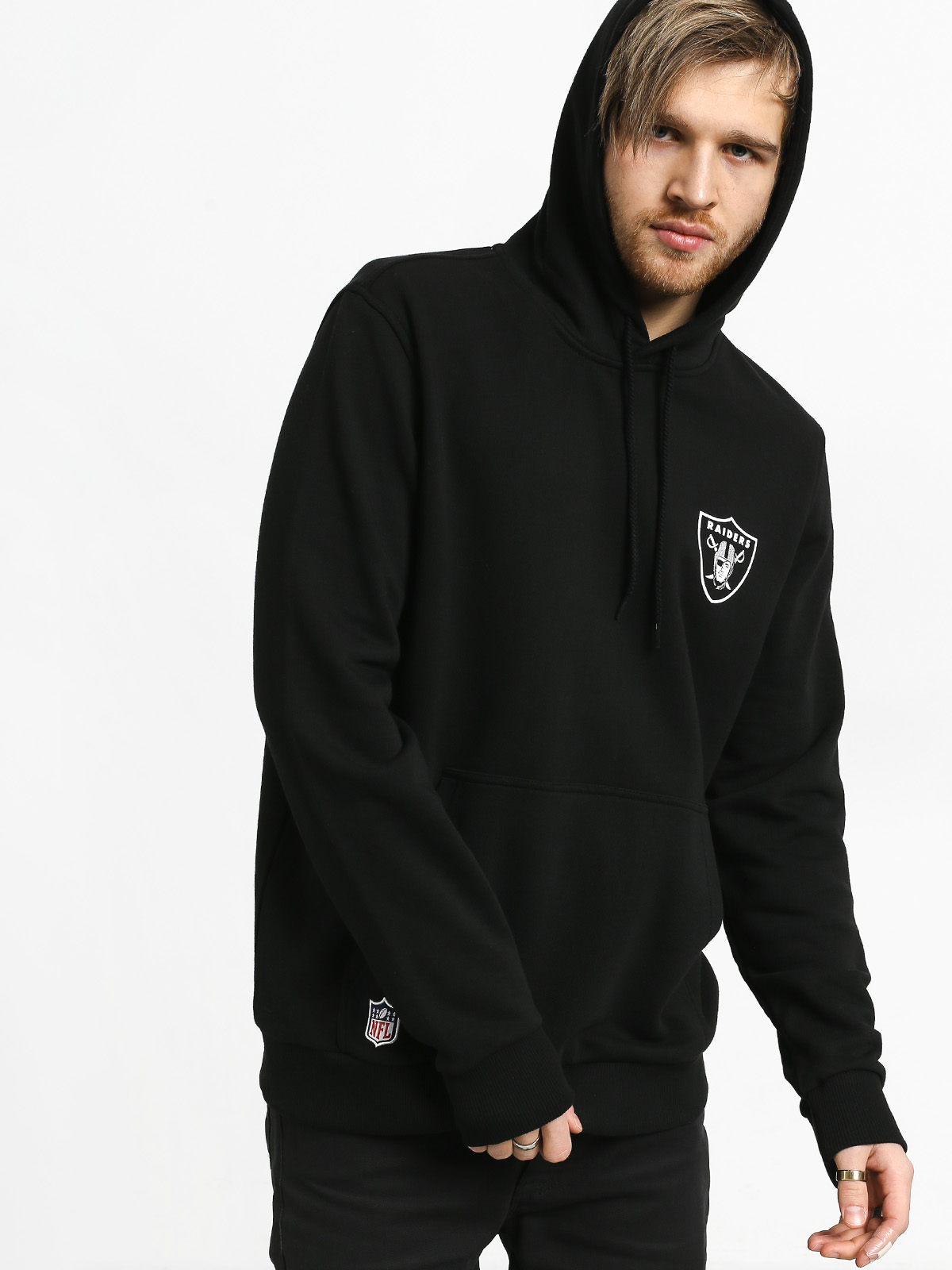 Mikina s kapucí New Era Team Logo Oakland Riders HD (black)
