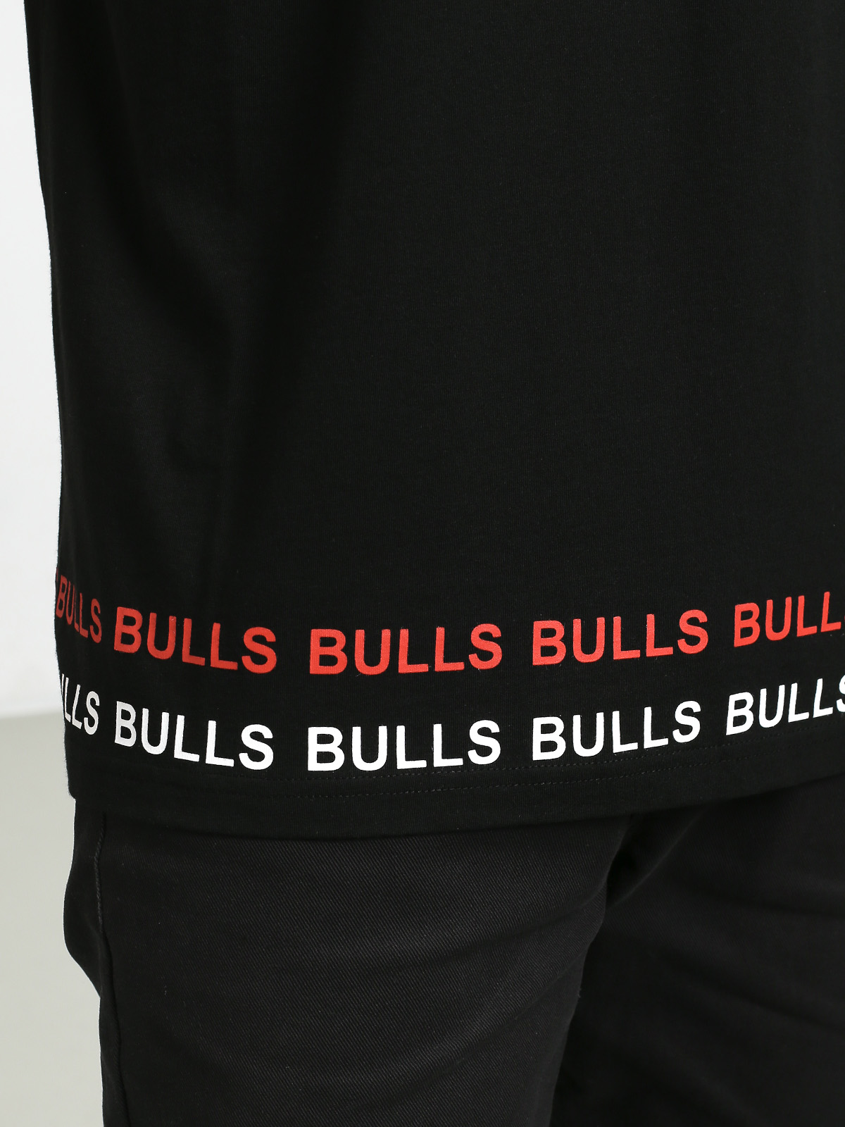 Tričko New Era Wordmark Chicago Bulls (black)