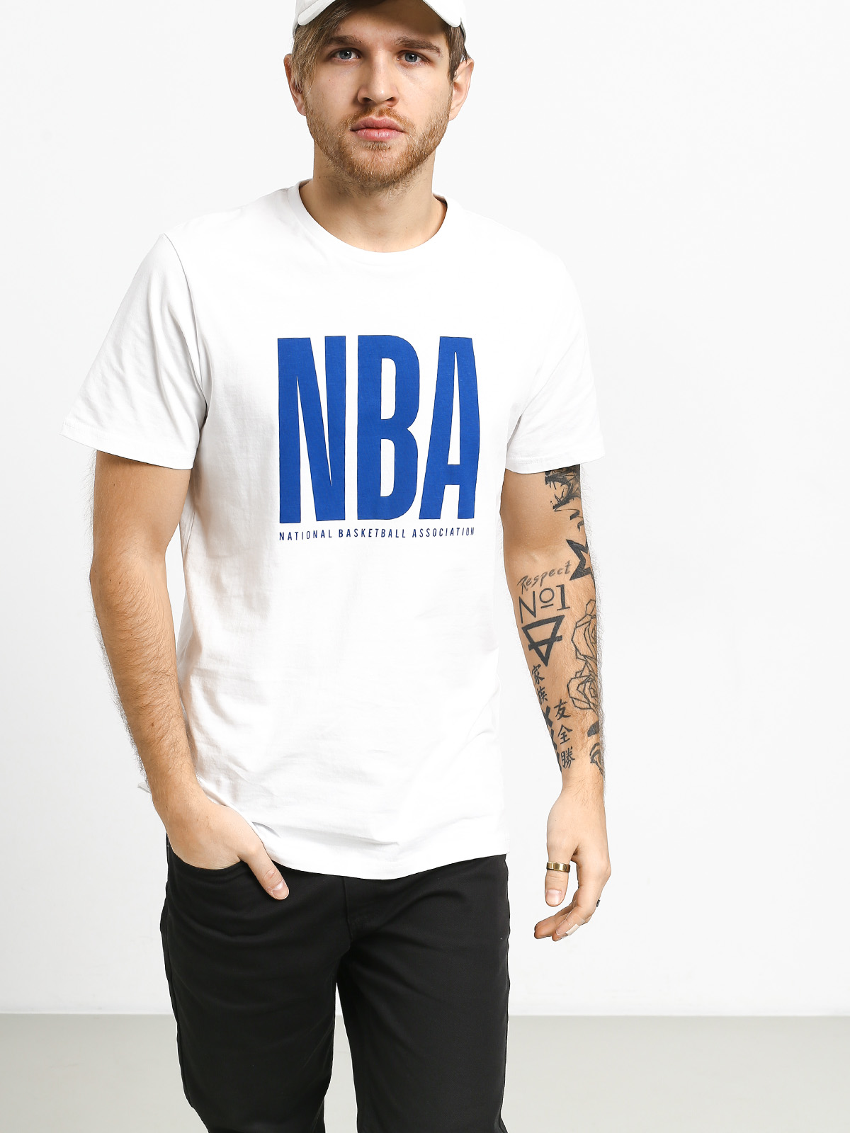 Tričko New Era Nba Logo (white)