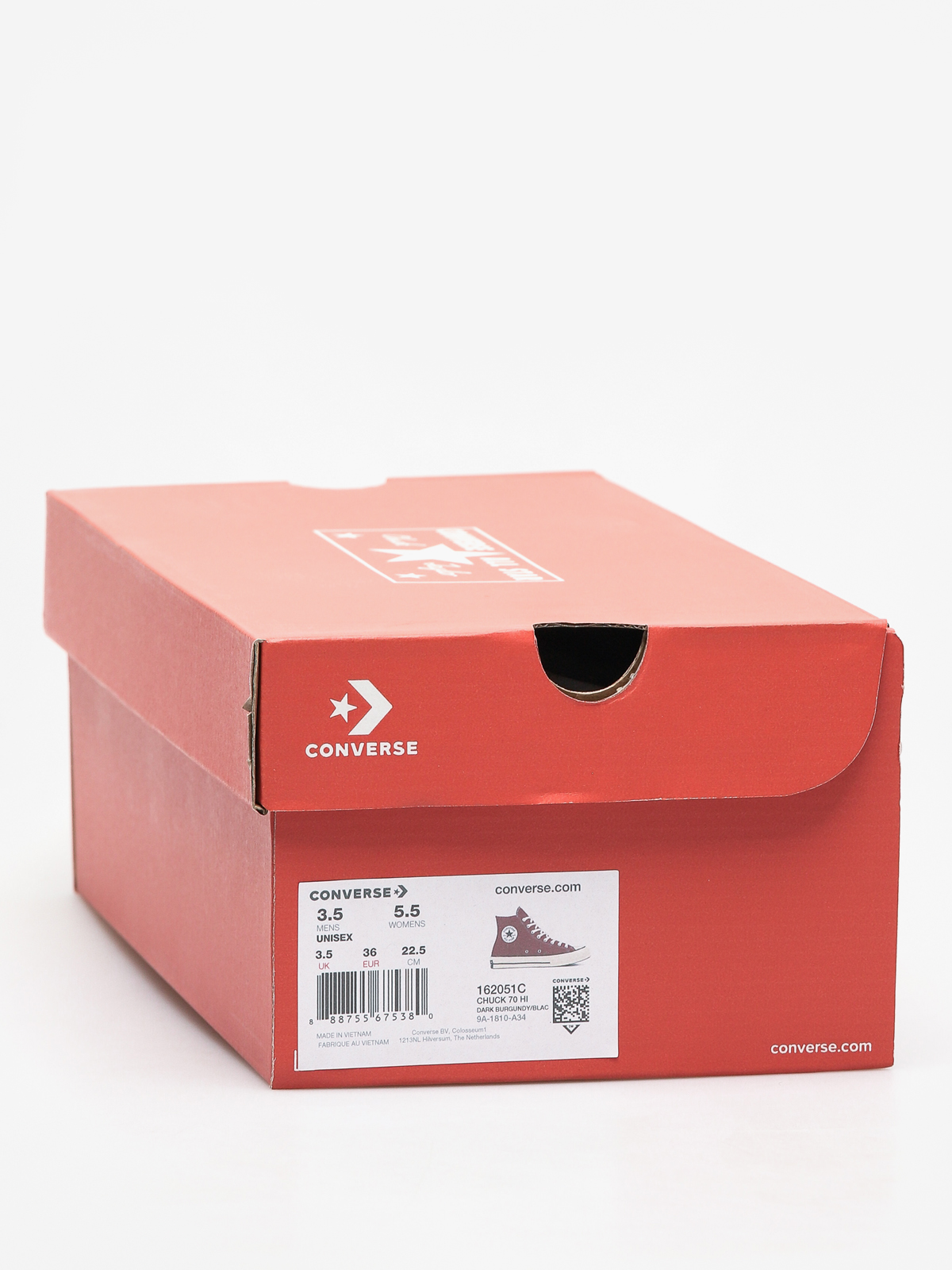 Tenisky Converse Chuck 70 Hi (dark burgundy/blac)