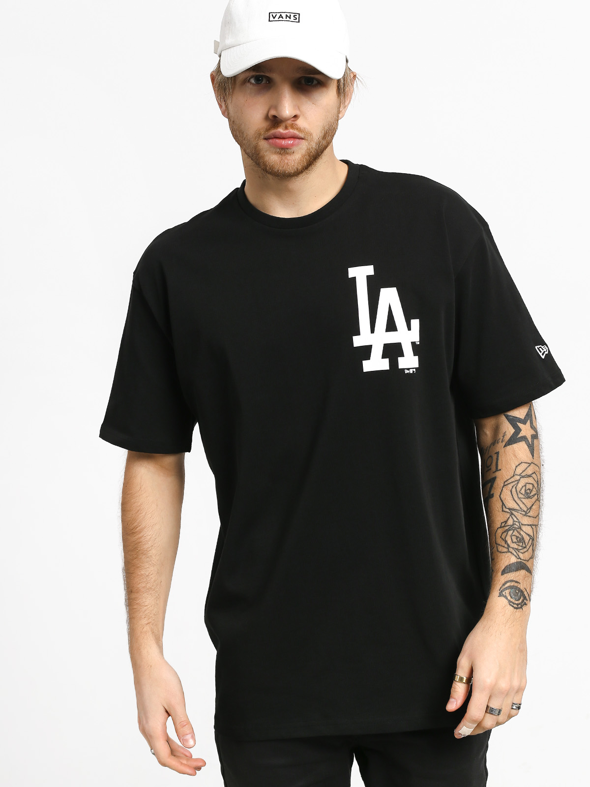 Tričko New Era Oversized Logo Los Angeles Dodgers (black)