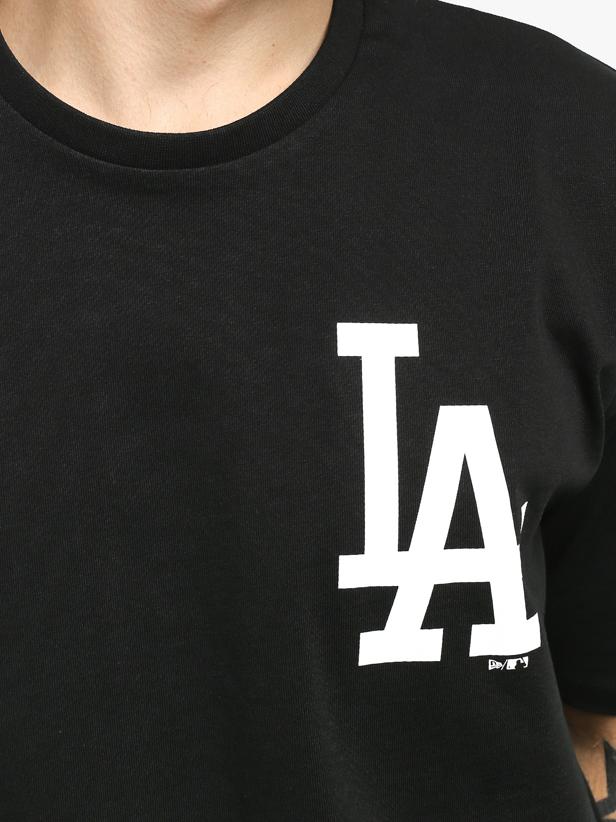 Tričko New Era Oversized Logo Los Angeles Dodgers (black)